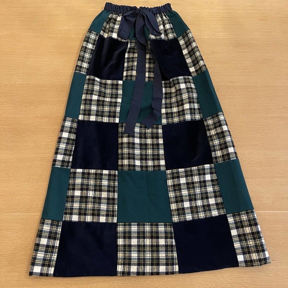 Talbots Dresses & Skirts - Women's Vintage Tablets Wool Maxi Skirt Patchwork